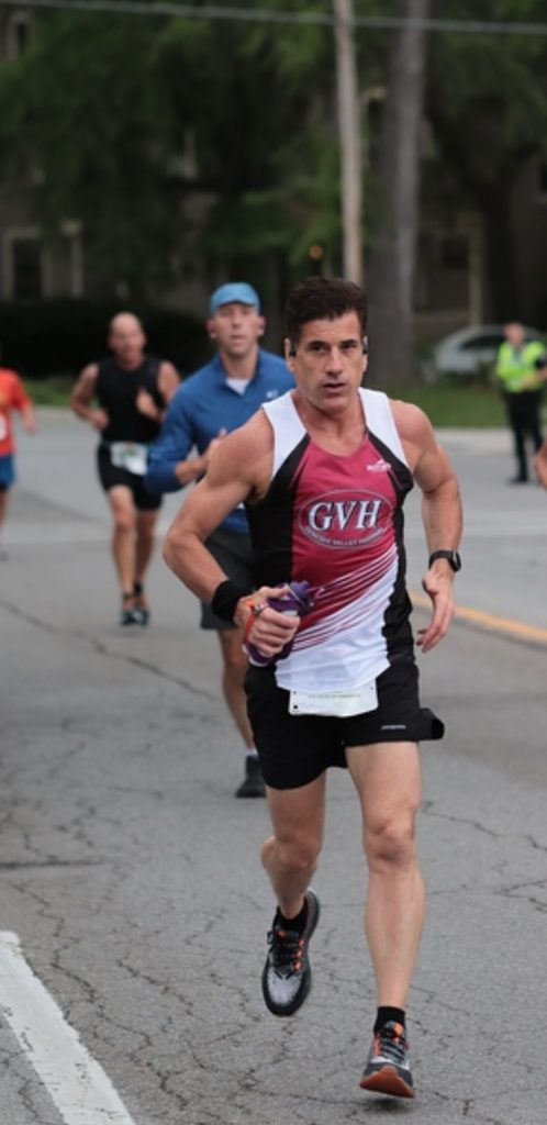 Anthony Crilly runs Oak Tree Half Marathon September 1, 2019 Geneseo, NY