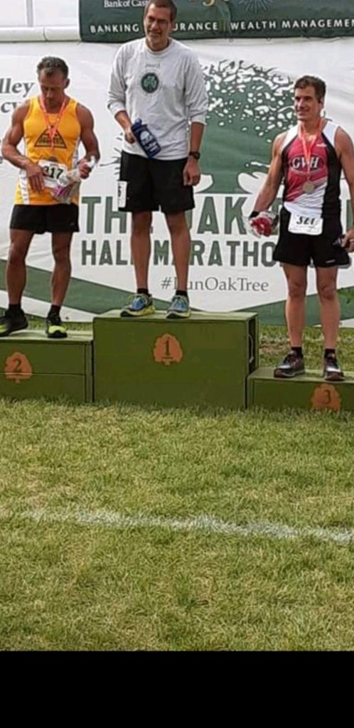 Anthony Crilly runs Oak Tree Half Marathon and places 3rd in Age Group September 1, 2019 Geneseo, NY